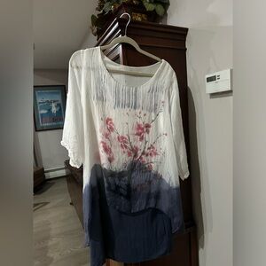 Abstract painted dress